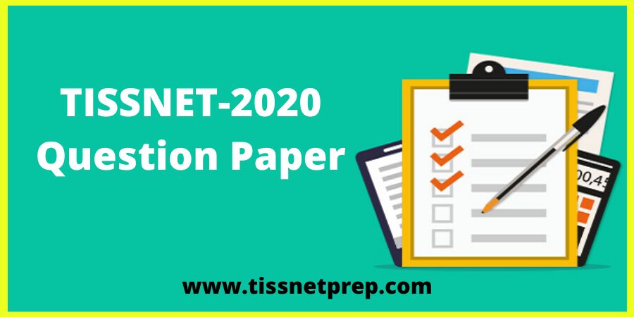 TISSNET 2020 Question Paper