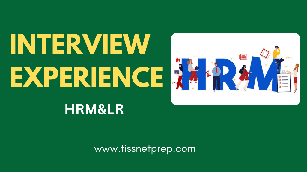 HRM-INTERVIEW QUESTIONS IN TISS